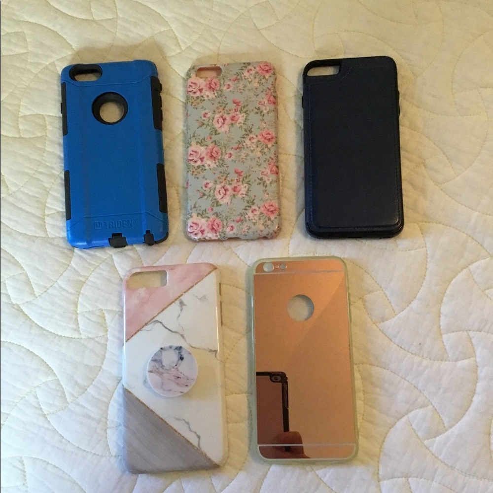 Bundle of 5 Phone Cases that fit iPhone 6 Plus